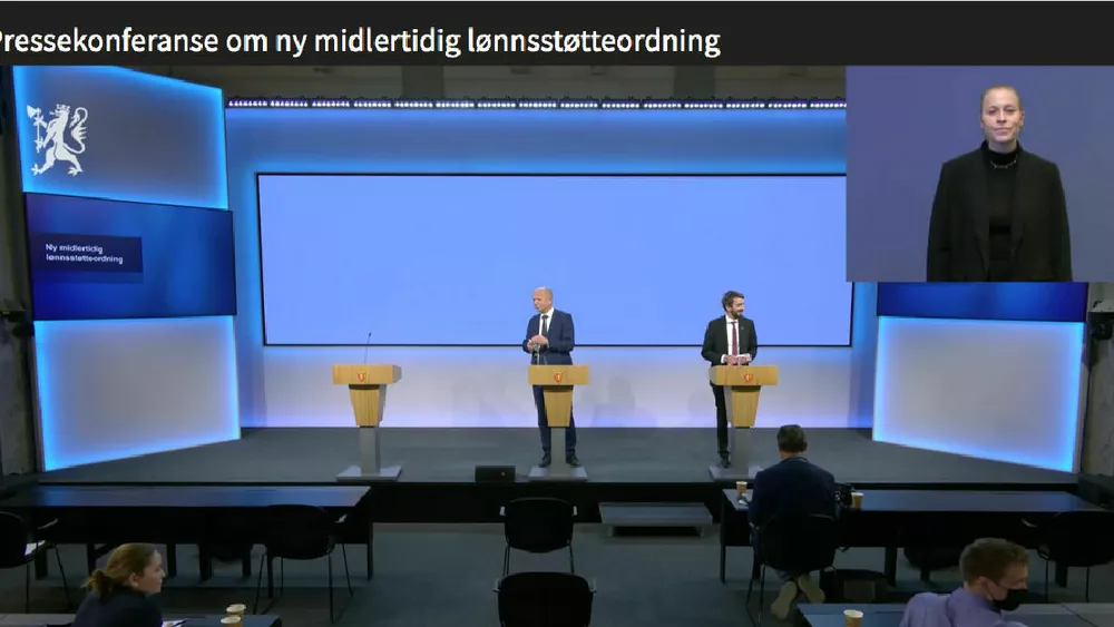 Lønnsstøtteordningpressekonferansne 17 des