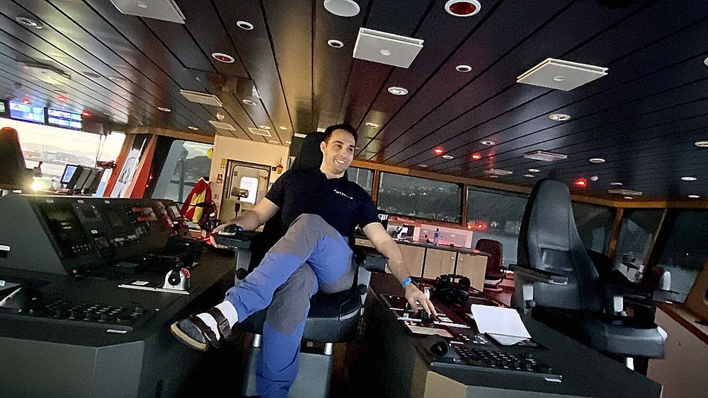 Ali gjerde brønnbåtkaptein intership foto privat 11