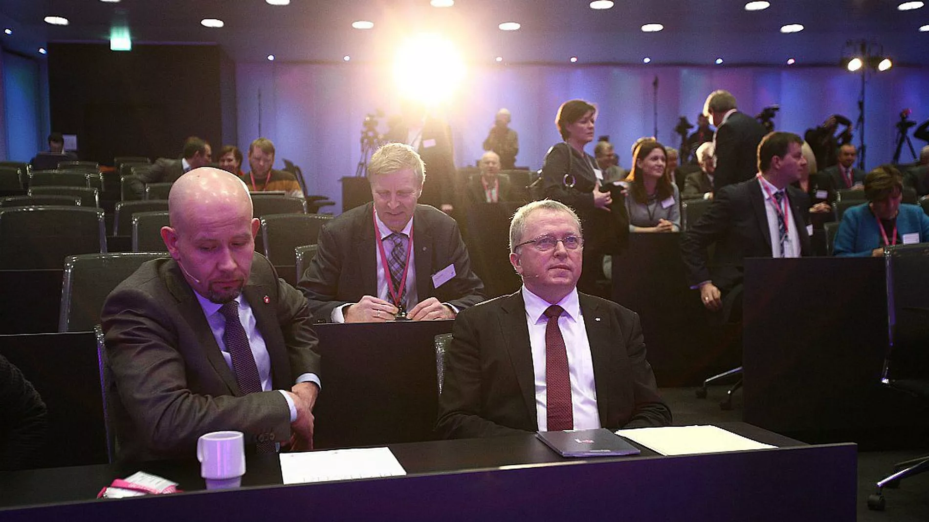 Strid om eigardelane paa Johan Sverdrup