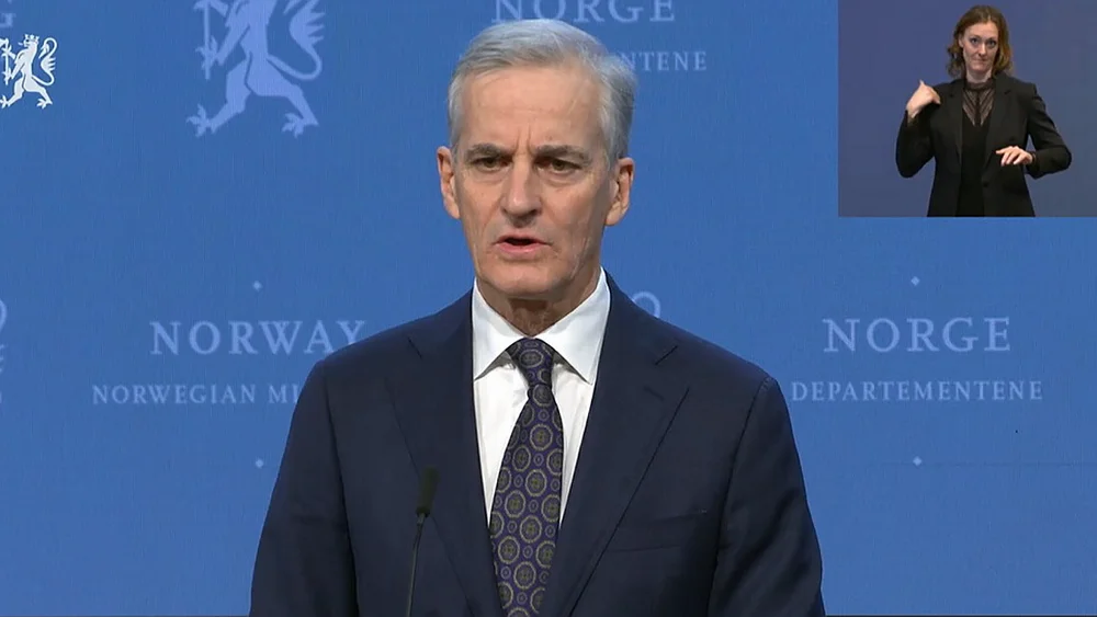 Jonas gahr støre PK januar skjermfoto regjeringen no 11