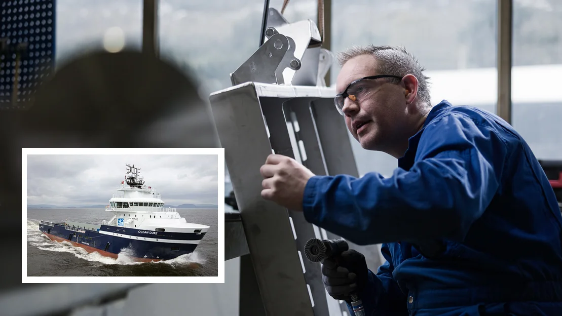 PE Bjørdal produksjon innfelt ocean duke foto PE Bjørdal Vestland Offshore 11