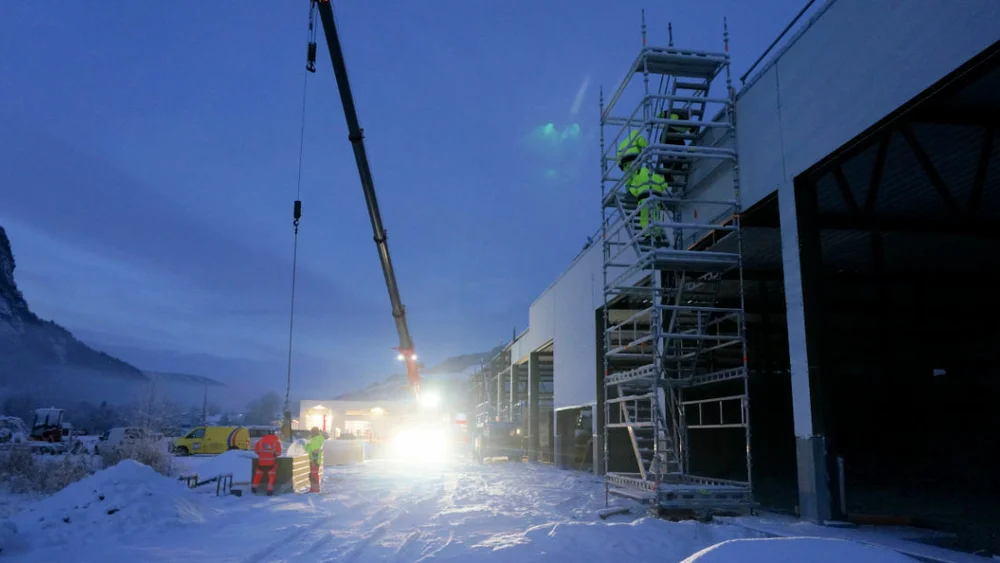 Flo Holding Stryn næringsbygg Rise foto Ogne