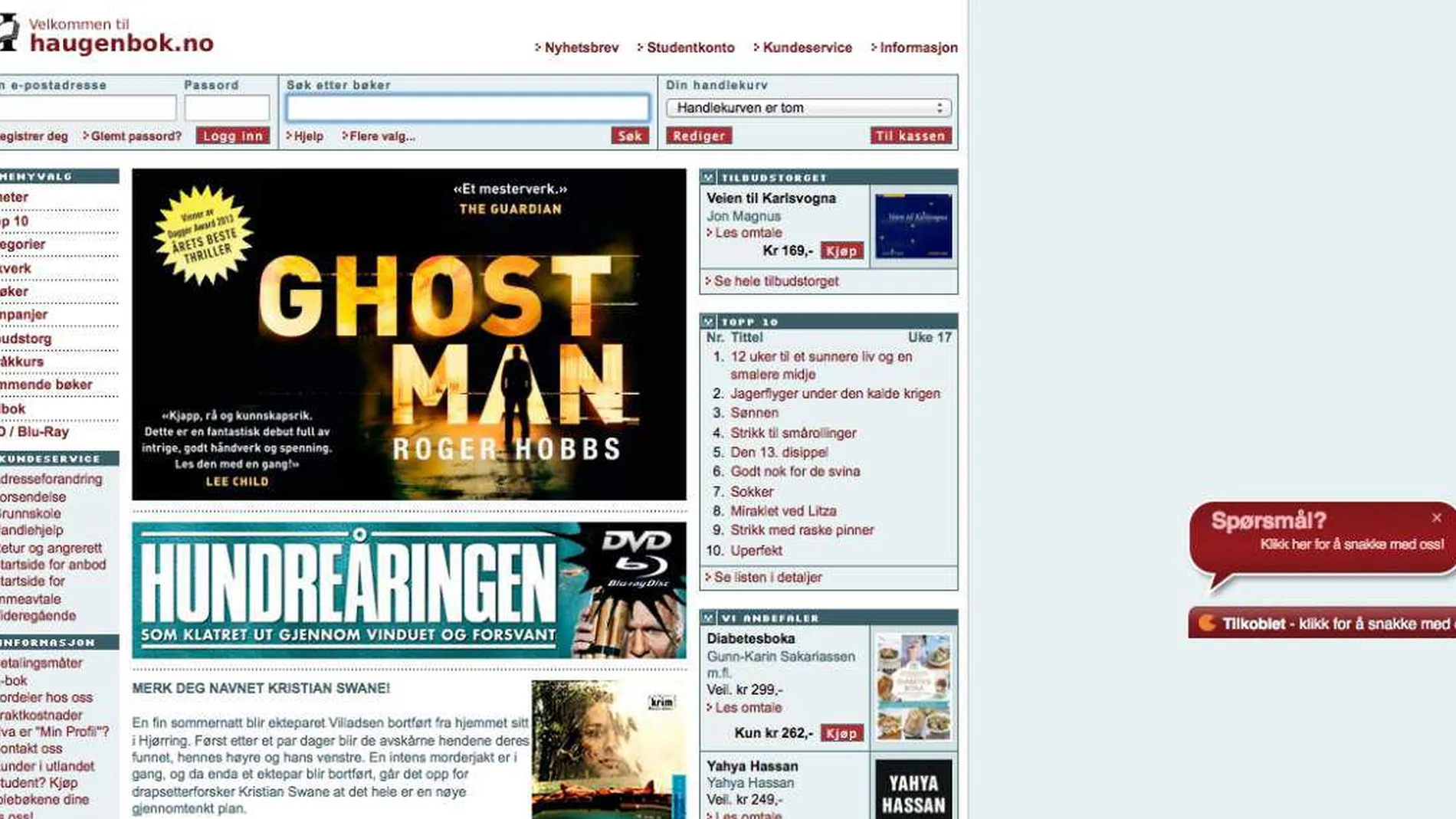 Haugen Bok paa topp