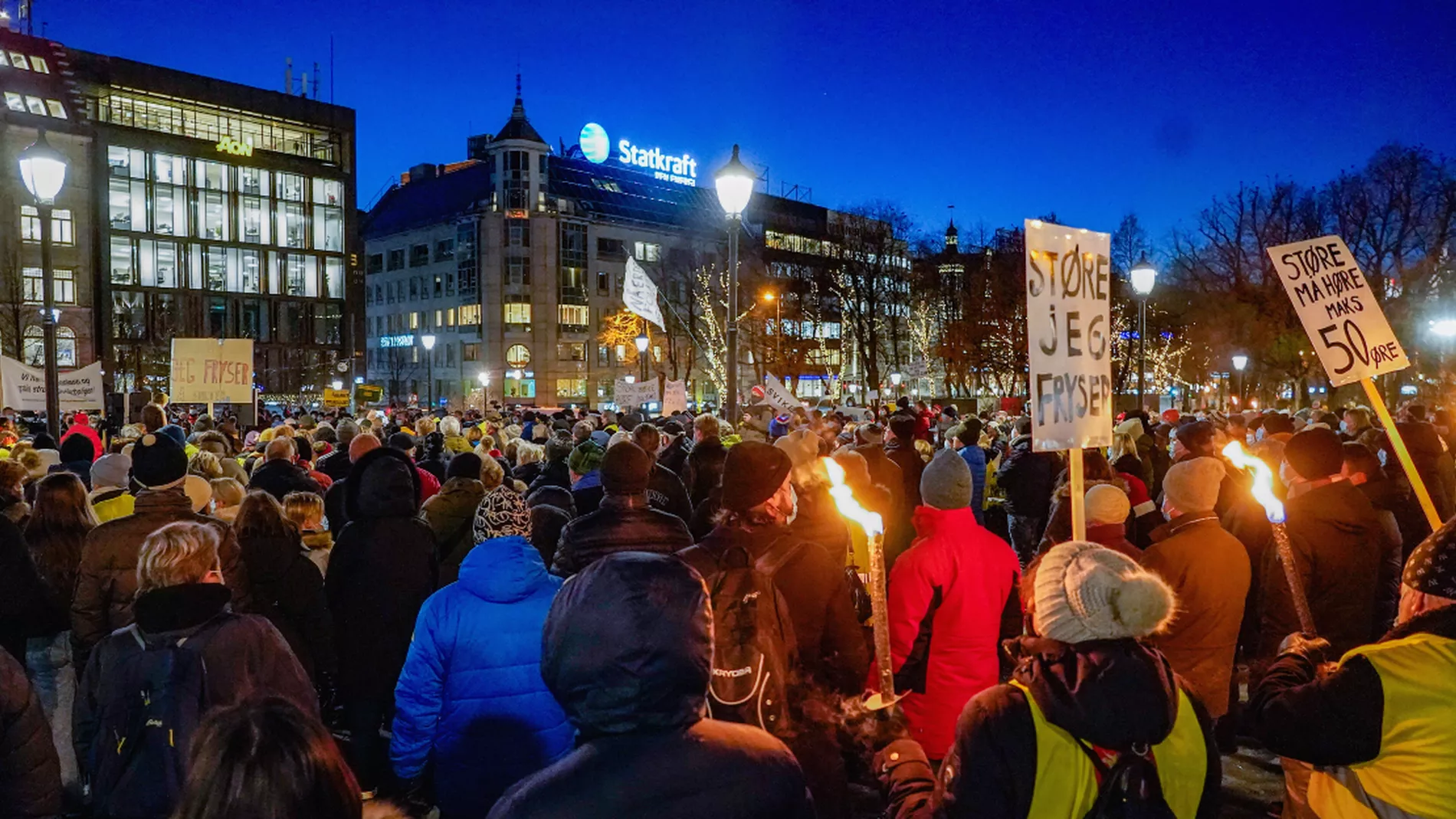 Straum IKKE GJENBRUK demonstrasjon foto ntb scanpix 11