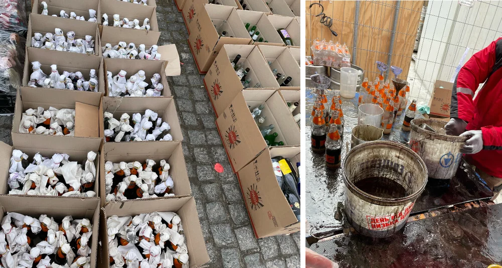 Ukraina npk montasje molotov cocktail foto privat 11