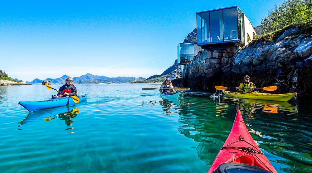 Manshausen Kayaks below the cabbins 1 of 1