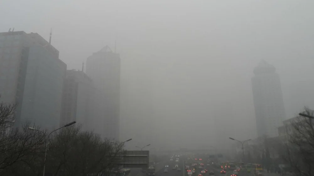 Stolar paa at Kina loeyser luftforureininga