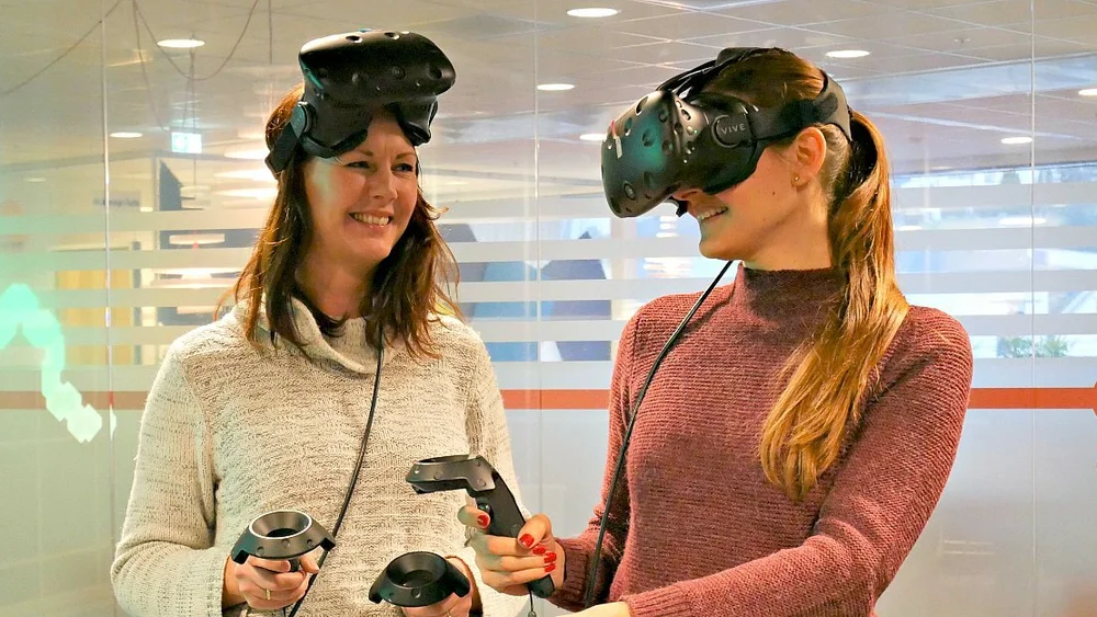 Unni Grebstad og Brita Duwe i Doxacom doxacom