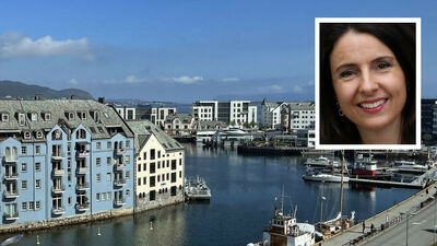 Ålesund brosundet skansekaia innfelt jenny klinge foto marius